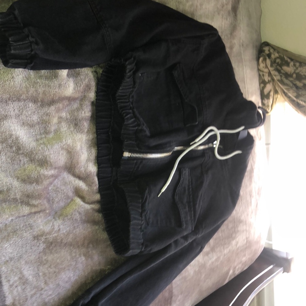 Black jean jacket